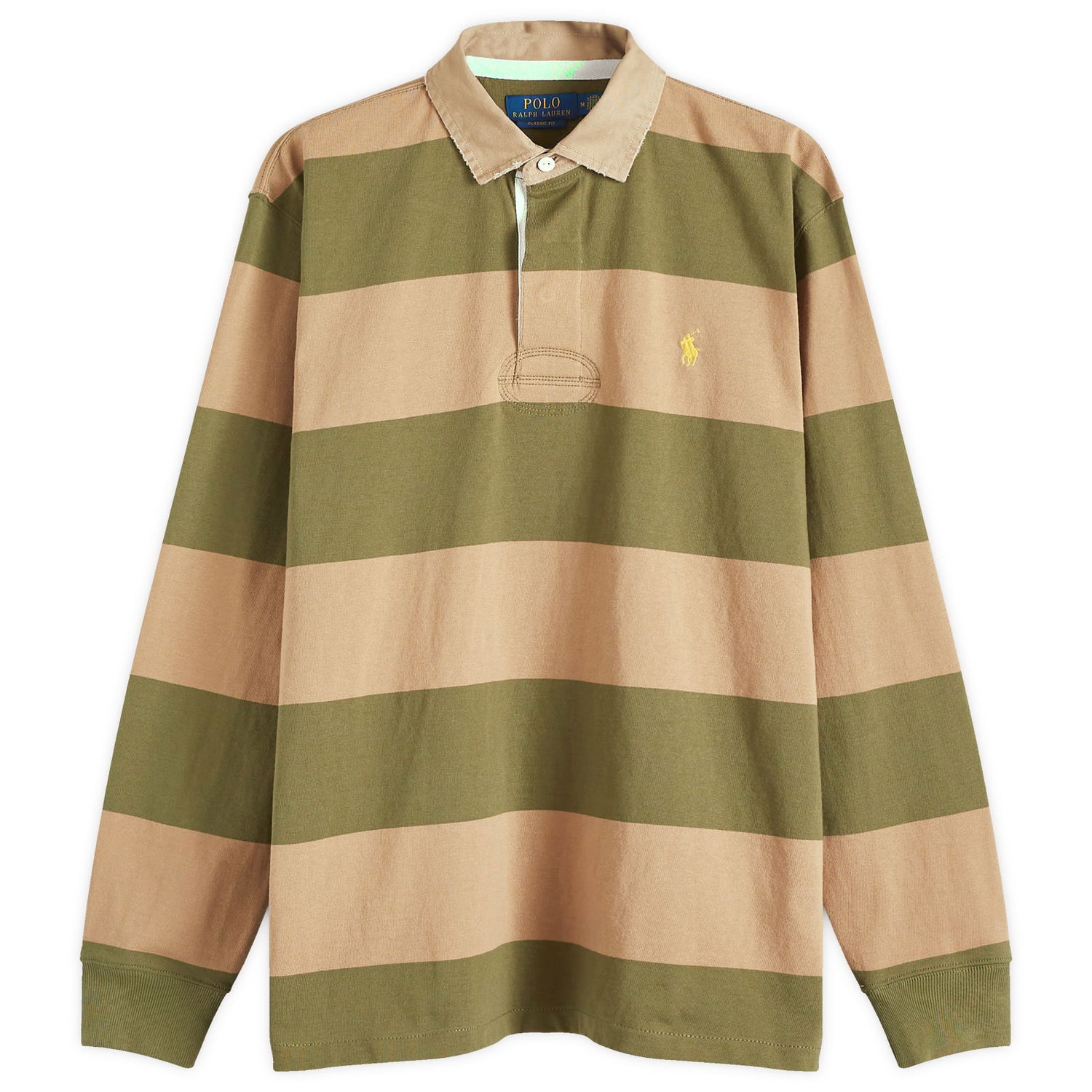 Polo skjorte Polo by Ralph Lauren Ralph Lauren Men's Striped Rugby Shirt Grøn | 710967648002, 1