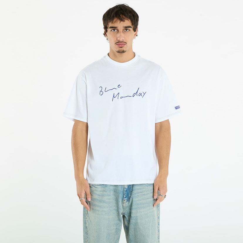 T-shirt A-COLD-WALL* A-COLD-WALL* Blue Monday T-Shirt Hvid | ACWMTS232 White