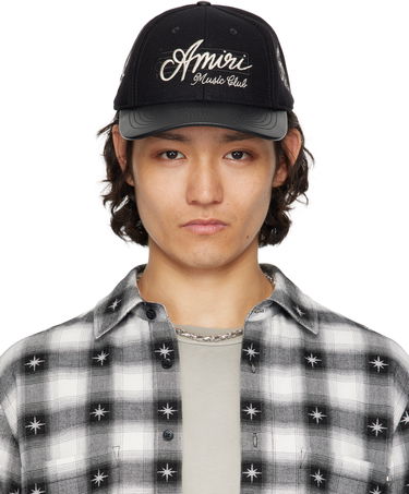 Kasket AMIRI Amiri 'Music Club' Baseball Cap Sort | AMHACP1044, 0