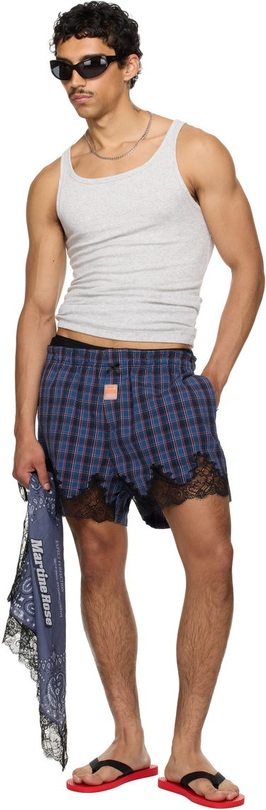 Boksere Martine Rose Martine Rose Exclusive Knickers Shorts Blå | 833WS28527, 4