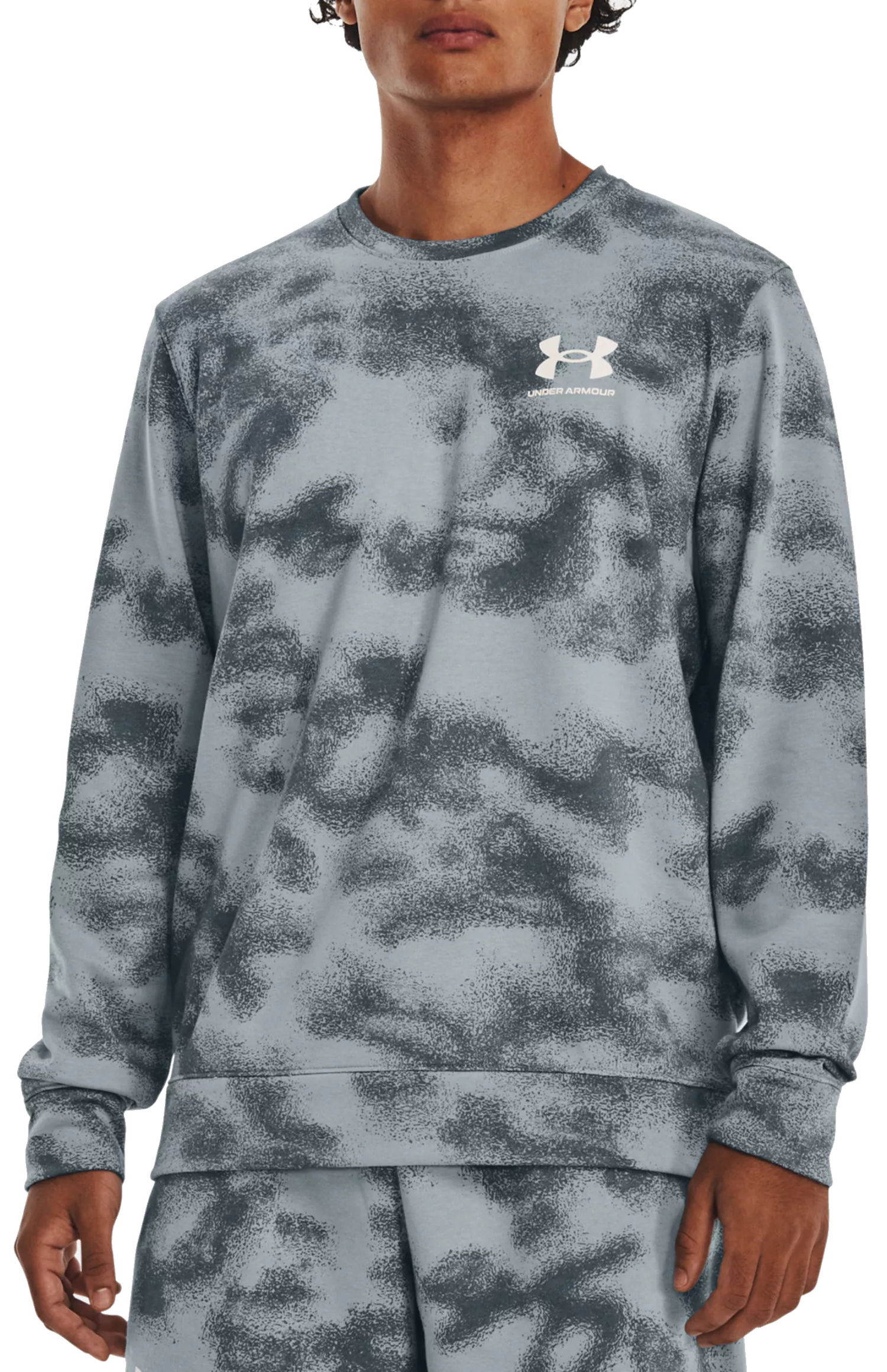 Sweatshirt Under Armour Rival Terry Nov Crew Flerfarvet | 1377186-465, 0