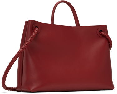 Håndtaske Bottega Veneta Bottega Veneta Andiamo Leather Shoulder Bag Rød | 810214 V4O94, 2