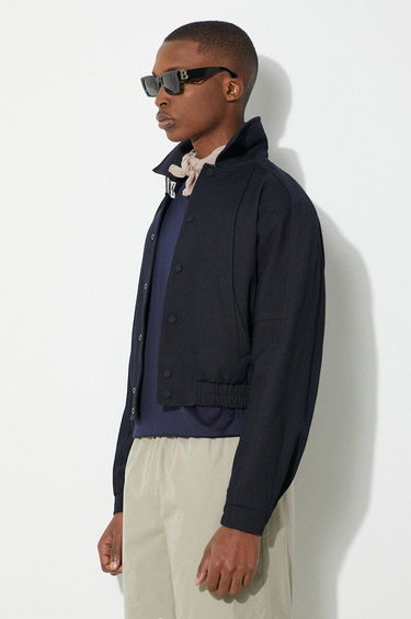 Bomberjakke ADER ERROR Navy Blue Wool Bomber Jacket Sort | BN01SSJK0810, 3