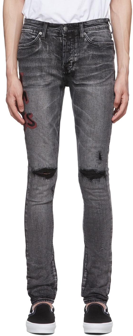 Jeans Ksubi Ksubi Van Winkle Spray Jeans Grå | MPF22DJ001, 0