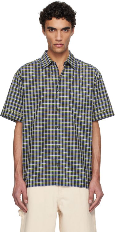 Skjorte A.P.C. A.P.C. Ross Plaid Short-Sleeve Shirt Flerfarvet | COHGA-H12541, 0