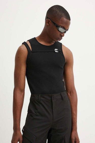 Tanktop HELIOT EMIL Cutout Detail Tank Top Sort | PREAW24.M.09.118, 1