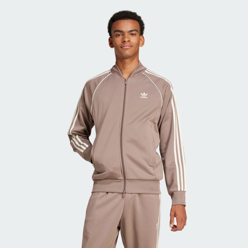 Bomberjakke adidas Performance Classics SST Track Jacket Brun | JP2519