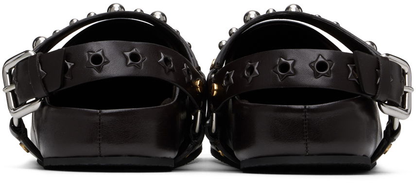 Tøj Stella McCartney Stella McCartney Elyse Studded Clogs Sort | 810444AP0250, 1