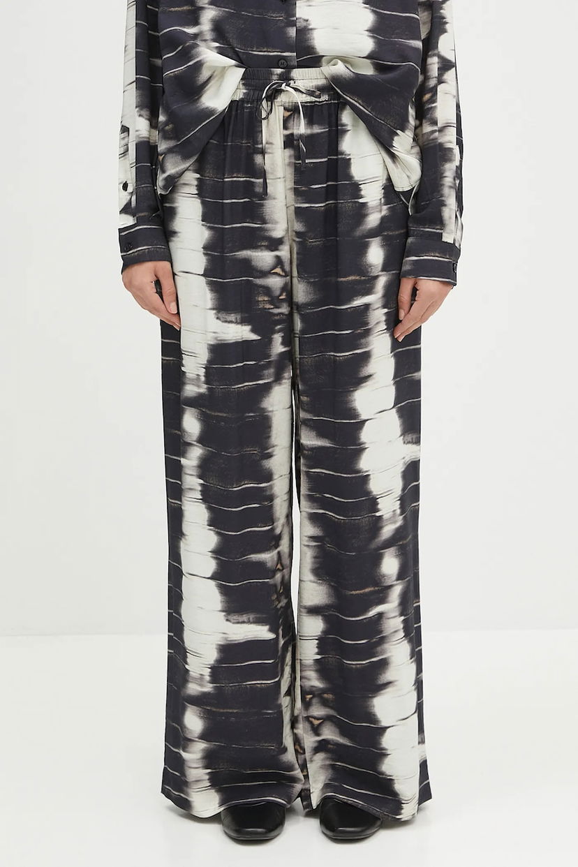 Bukser Samsoe Samsoe Samsoe Samsoe Saneem High-Waist Wide-Leg Pants Flerfarvet | F24100163