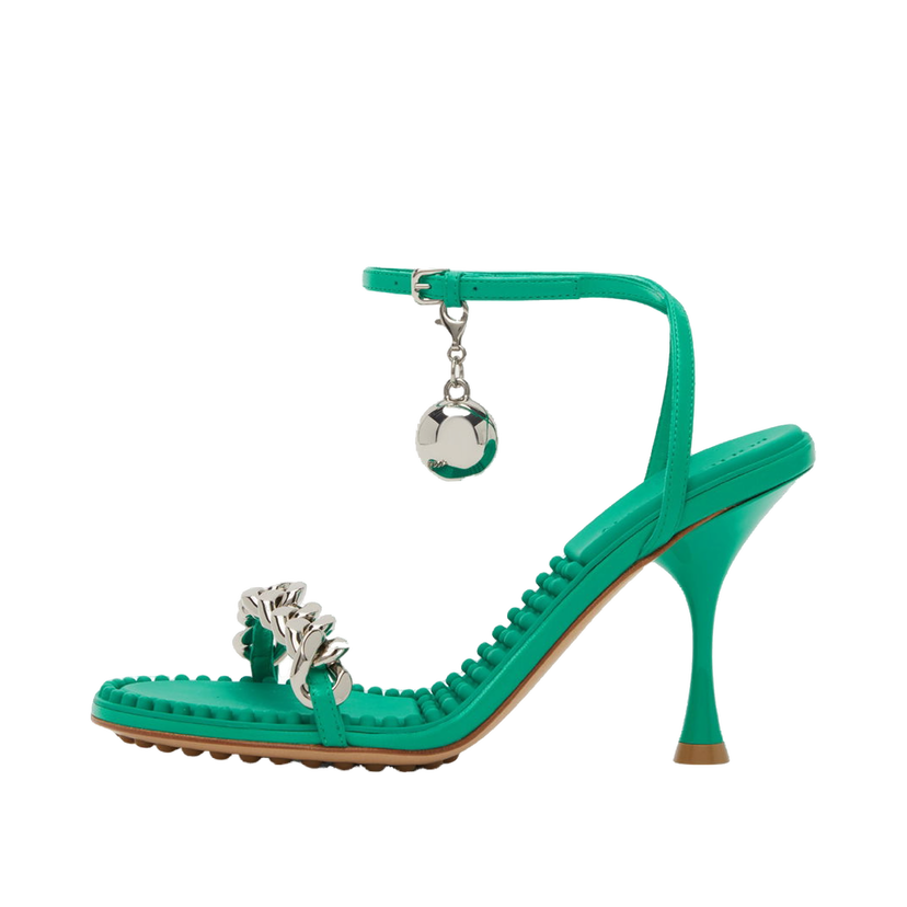 Sneakers og sko Bottega Veneta Dot Heeled Sandals "Green" Grøn | 667178 VBSF0