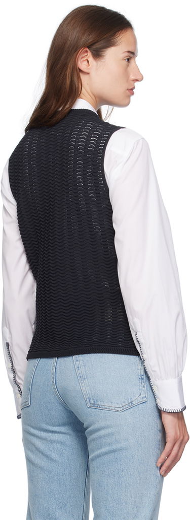 Vest rag & bone rag & bone Elisa Knit Vest Sort | WAS24F071UG71, 2