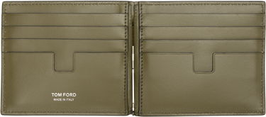 Tegnebog Tom Ford TOM FORD T Line Money Clip Wallet Grøn | YM231-LCL483S, 2