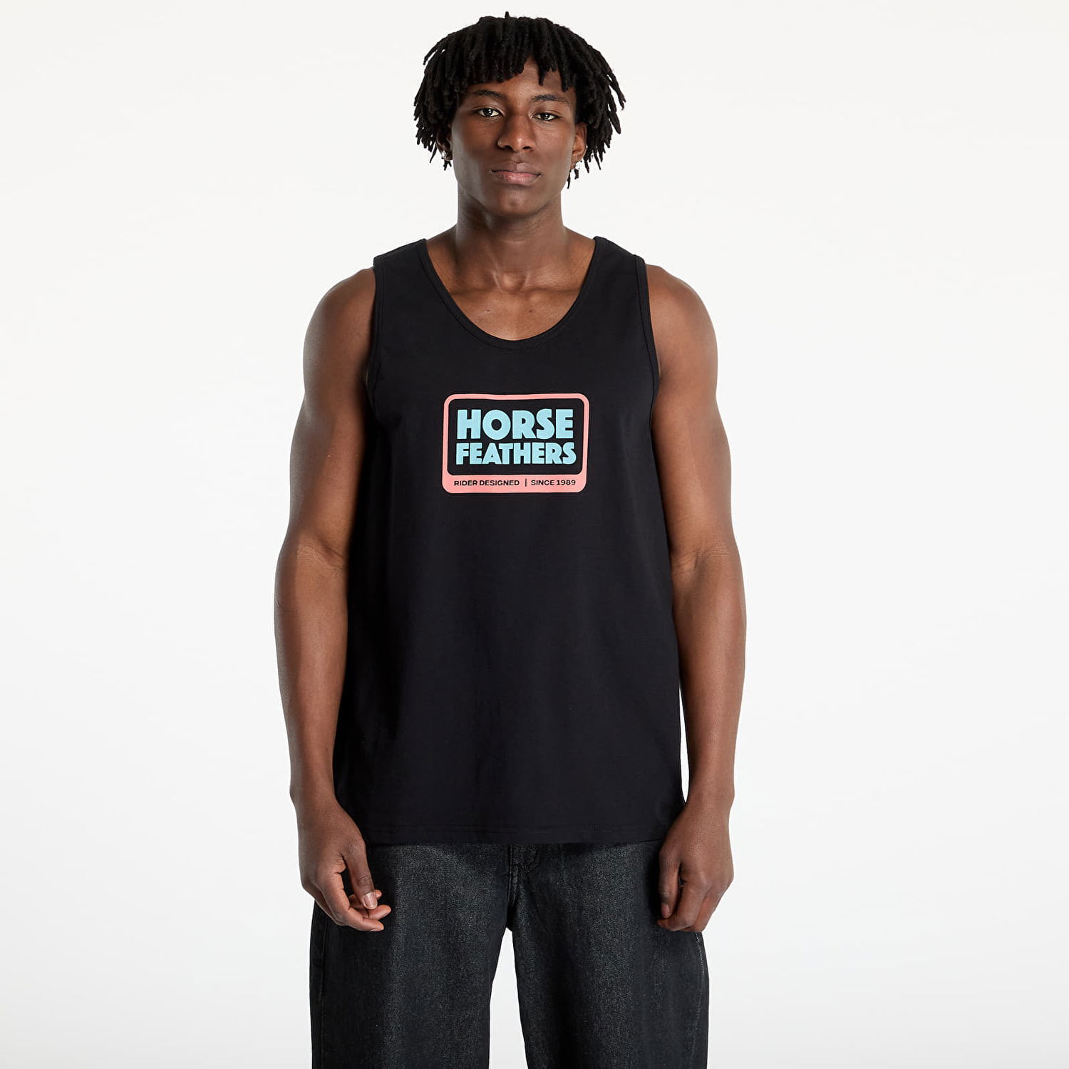 Tanktop Horsefeathers Horsefeathers Millennium Tank Top Sort | SM1387B, 0