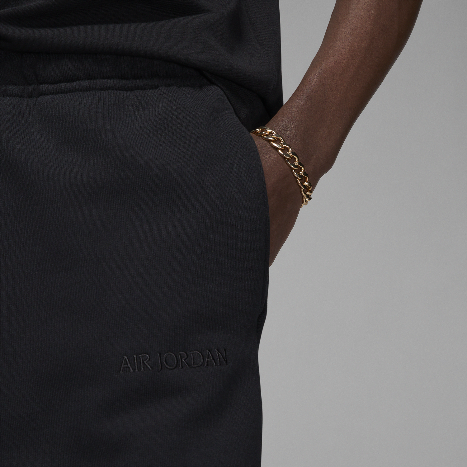 Joggingbukser Jordan Air Jordan Wordmark Fleece PANT Sort | FJ0696-010, 1