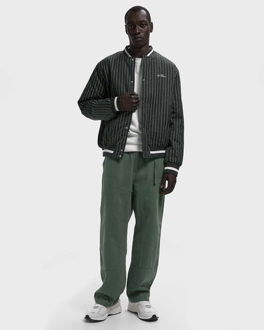 Bomberjakke Les Deux Pinstripe Tech Varsity Jacket Sort | 1000381-515, 1