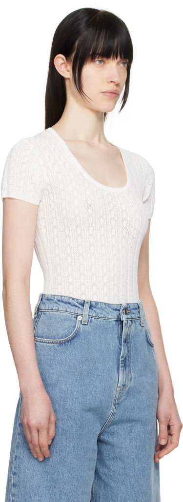 T-shirt Loulou de Saison Loulou de Saison Silas Bodysuit Hvid | SILAS, 1