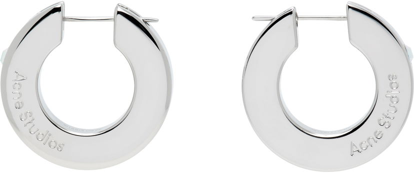 Øreringe Acne Studios Acne Studios Crystal Hoop Earrings Metalisk | C50459-
