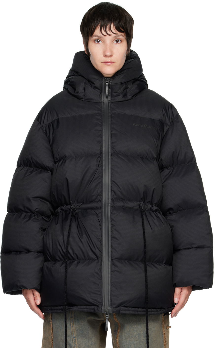 Jakke Acne Studios Puffer Down Jacket Sort | A90471-, 0