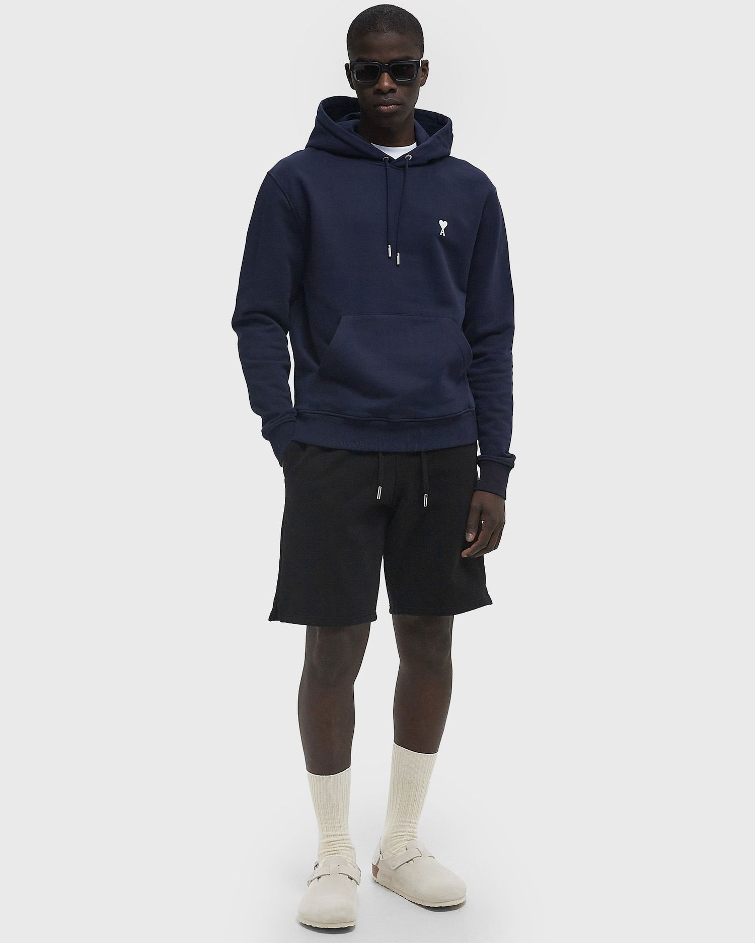 Sweatshirt AMI AMI Paris Classic Ami De Coeur Hoodie 3XL Mørkeblå | HSW260.730-430, 1