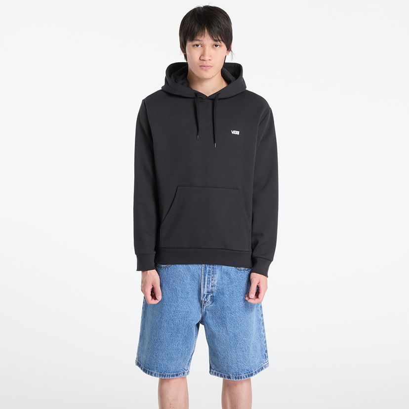 Sweatshirt Vans Vans Left Chest Pull Over Hoodie Sort | VN000R9YBLK1
