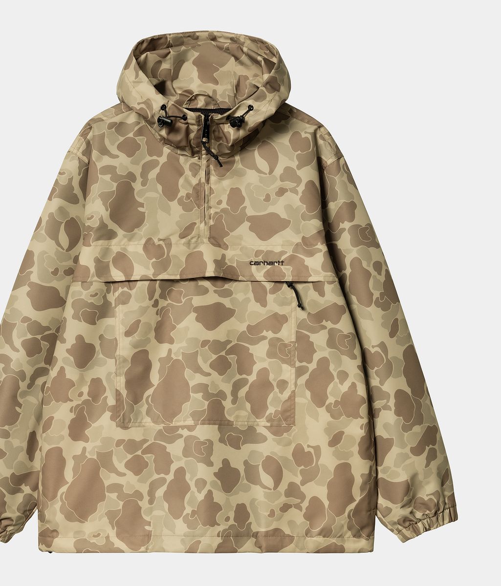 Vindjakke Carhartt WIP Carhartt WIP Camo Duck Windbreaker Pullover Beige | I030262_15, 0