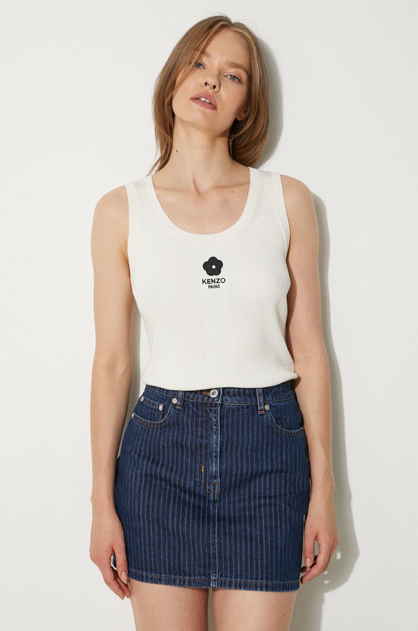 Tanktop KENZO Tank Top Boke 2.0 Rib Beige | FE62PU4733LG.01, 0