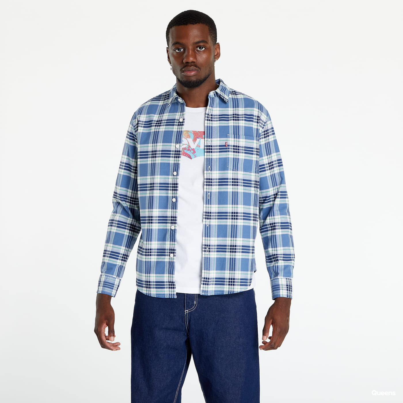 Skjorte Levi's Standard Sunset Horizon Blå | 85748-0128, 0