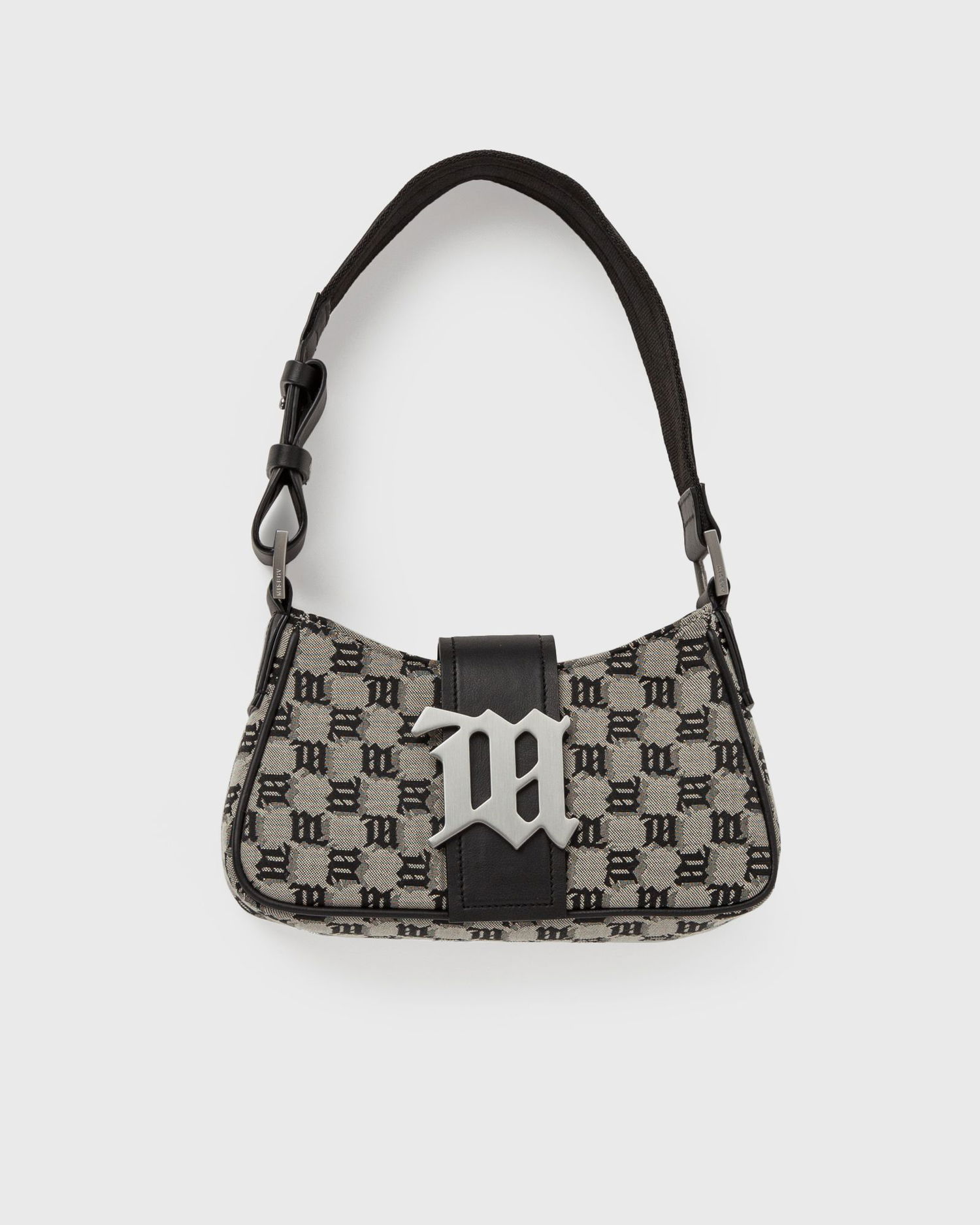 Skuldertaske MISBHV Jacquard Monogram Shoulder Bag Small Grå | 5902898166453, 0