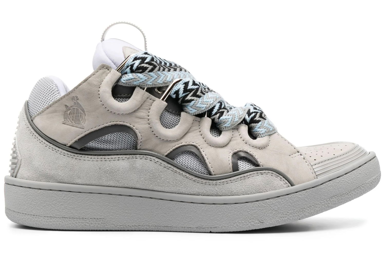 Sneakers og sko LANVIN Leather Curb "Light Grey Blue" Grå | FMSKRK11DRAGA 2313, 0