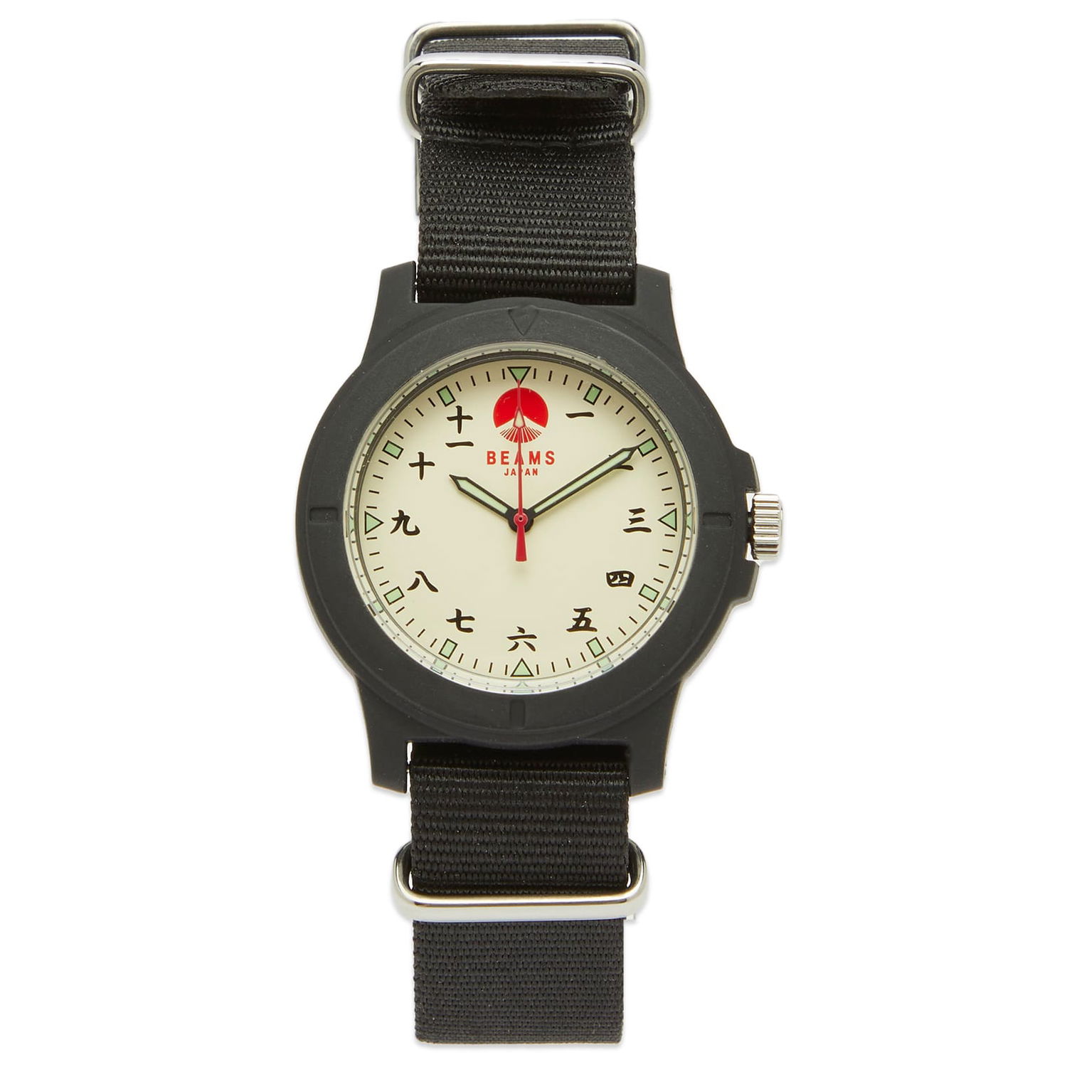 Ur BEAMS Kanji Number Wrist Watch Sort | 5648-0012-784, 0