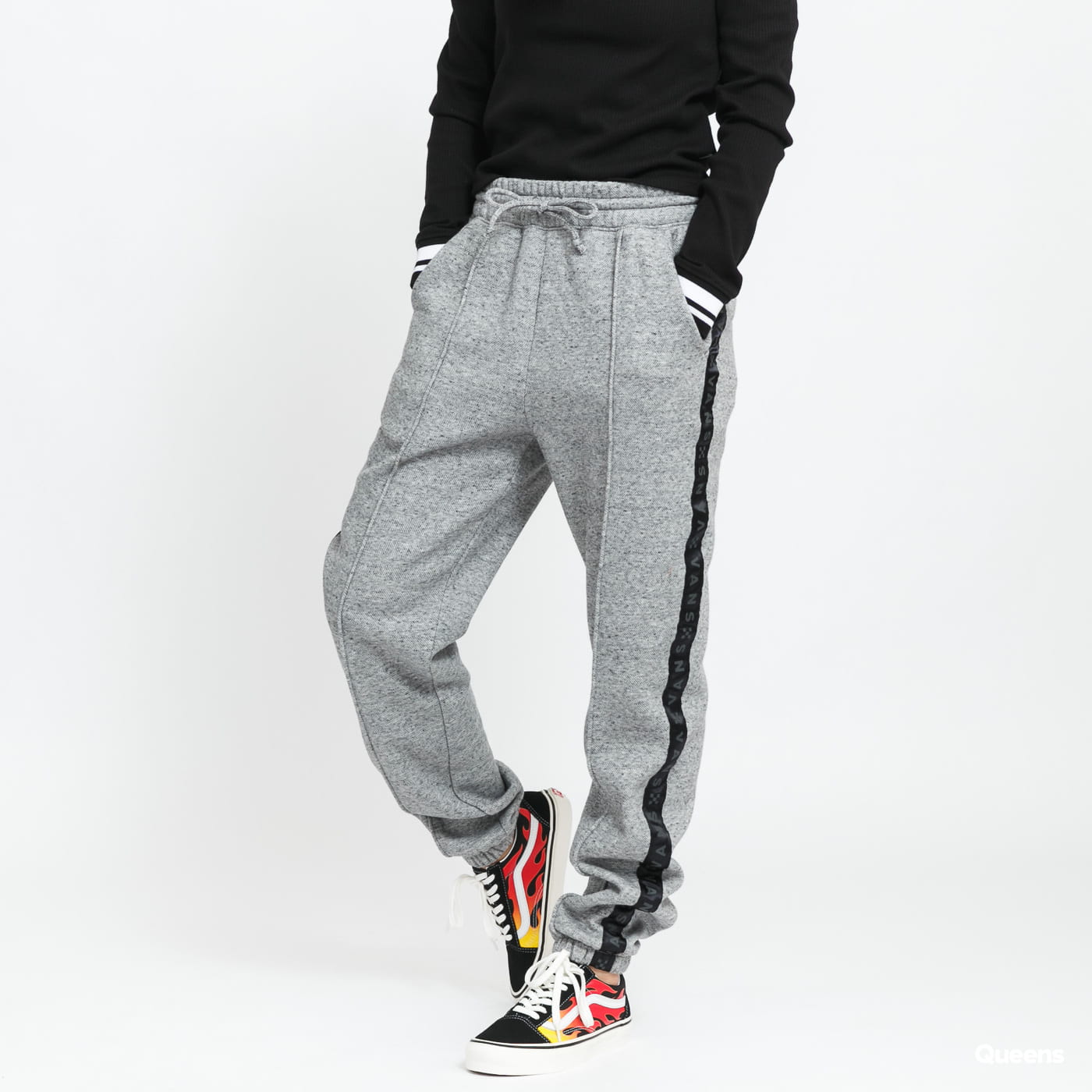 Joggingbukser Vans Well Suited Fleece Grå | VN0A5JN5BLK1, 0