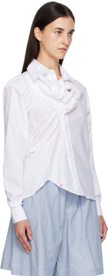 Skjorte Charles Jeffrey Loverboy Charles Jeffrey LOVERBOY Ruffle Shirt Hvid | 52070202, 1