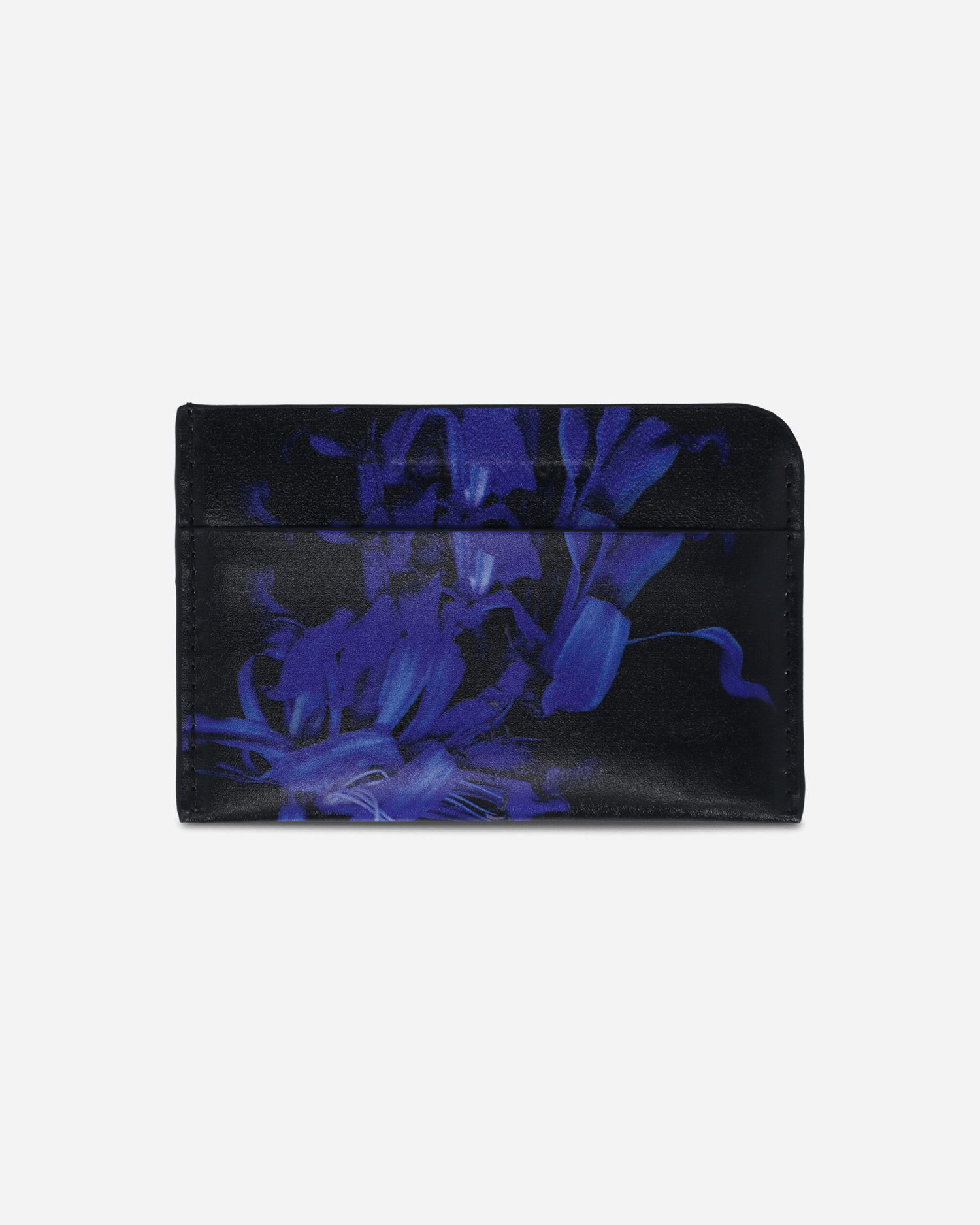 Tegnebog Dries Van Noten Floral Print Leather Cardholder Sort | 252-022100-598 504, 0