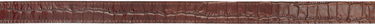 Bælter Drôle de Monsieur Drôle de Monsieur La Ceinture Croco Embossed Leather Belt Brun | G.AC168.LH031.BN, 2