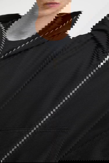 Sweatshirt Rick Owens Rick Owens DRKSHDW Jumbo Gimp Hoodie Sort | DU02E7283.RIG, 4