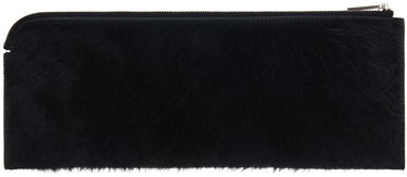 Tegnebog Rick Owens Leather Zip Pouch Wallet Sort | RA01D0415 LHL, 1