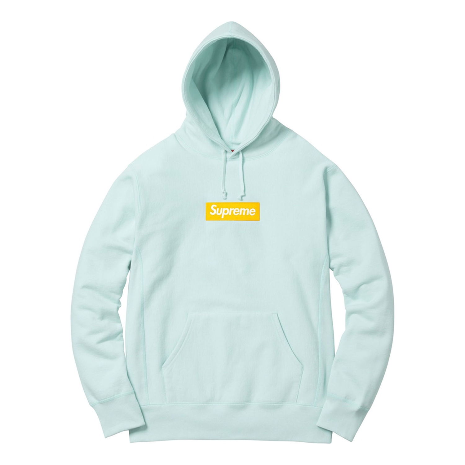 Sweatshirt Supreme FW17 Box Logo Hoodie Blå | SUP-FW17-616, 0