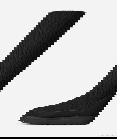 Sneakers og sko UGG Classic Tall Cabelle Knit Boots Sort | 1174579-BLK, 2