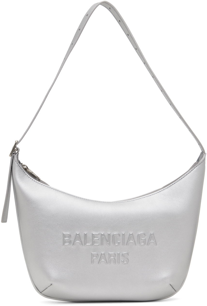 Skuldertaske Balenciaga Mary-Kate Sling Bag Grå | 771733 2AAKE, 0