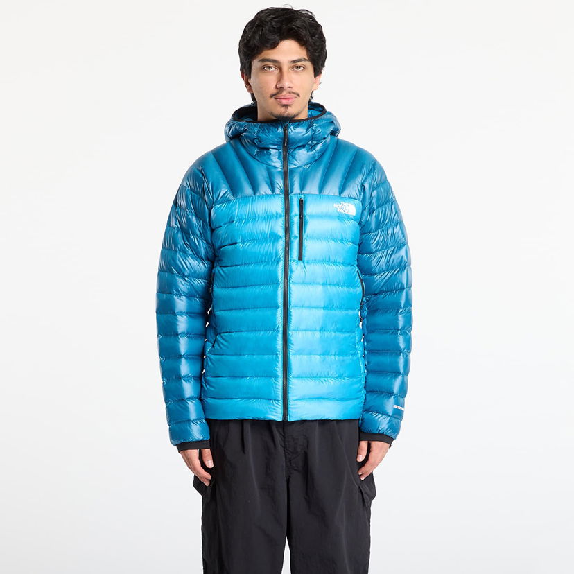 Puffer jakke The North Face Summit Breithorn Hooded Down Jacket Blå | NF0A87ZMD3P1