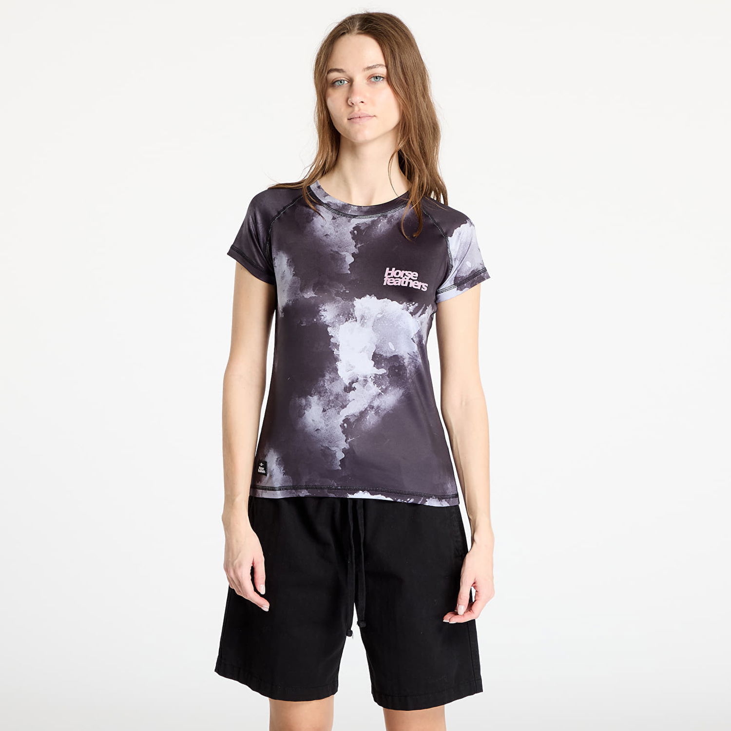 T-shirt Horsefeathers Horsefeathers Deco Bike Jersey Sort | TW042C, 0