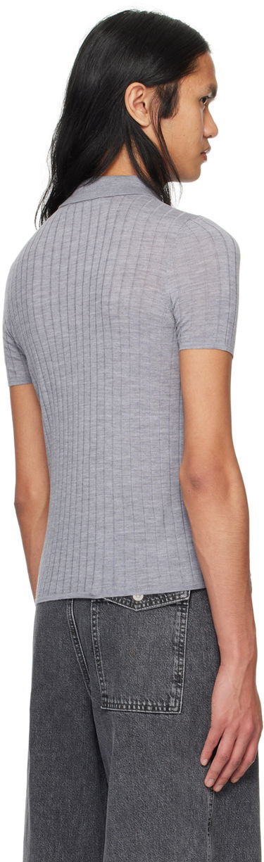 Polo skjorte Dion Lee Dion Lee Button Polo Grå | C7257PS24, 2
