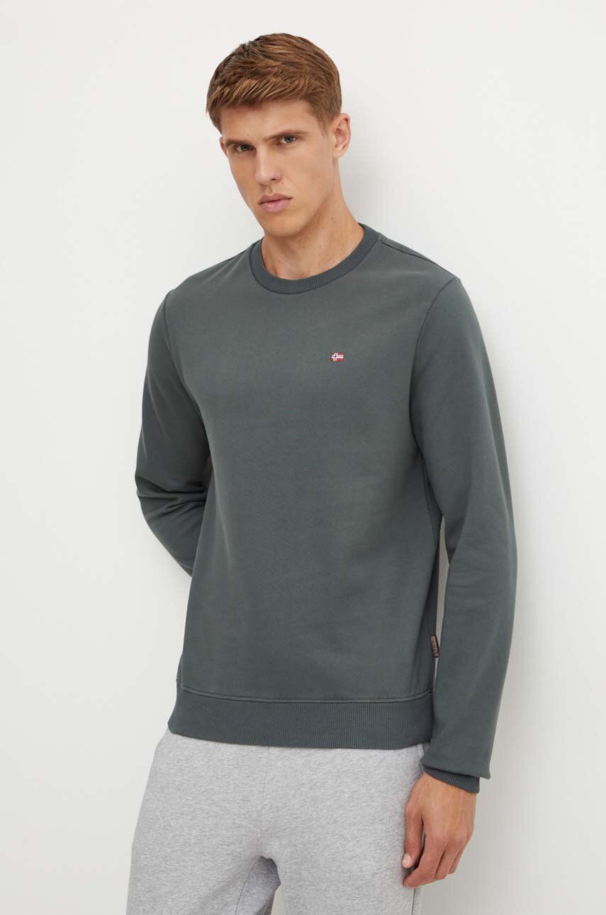 Sweatshirt Napapijri Balis Crew Sweatshirt Grøn | NP0A4FQWG1S1, 0