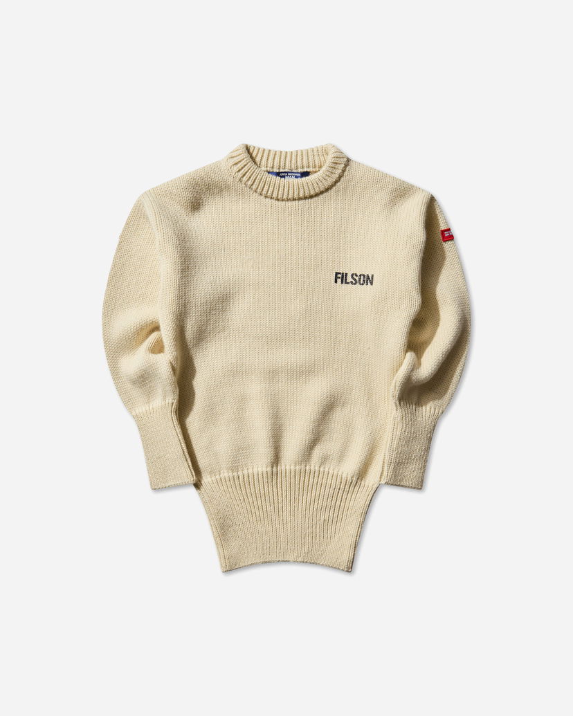 Sweater Junya Watanabe Junya Watanabe Man Submariner Sweater Beige | WP-N001-W25 1