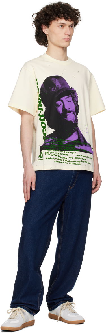 T-shirt Awake NY Awake NY Gil Scott-Heron Graphic T-Shirt Beige | AWK-SP25-TS005, 3