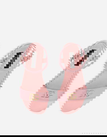 Sneakers og sko Dolce & Gabbana Dolce & Gabbana Patent Leather Sandals Lyserød | D11048A115380400, 3