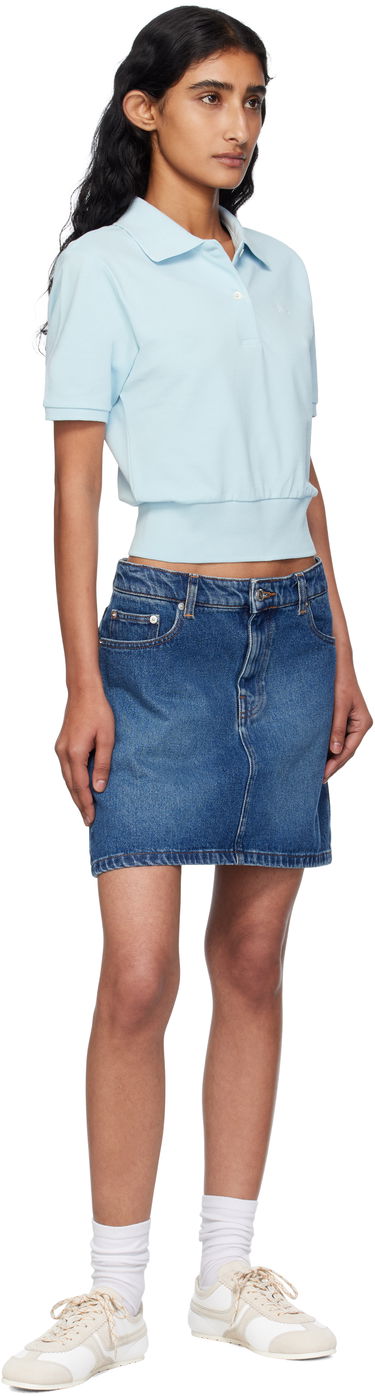 Nederdel A.P.C. A.P.C. Denim Miniskirt Blå | COHJL-F06374, 3