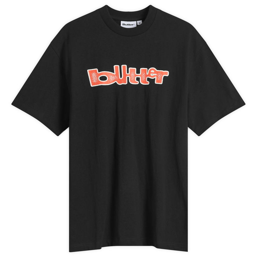 T-shirt Butter Goods Warped T-Shirt Sort | BG251101-BLK