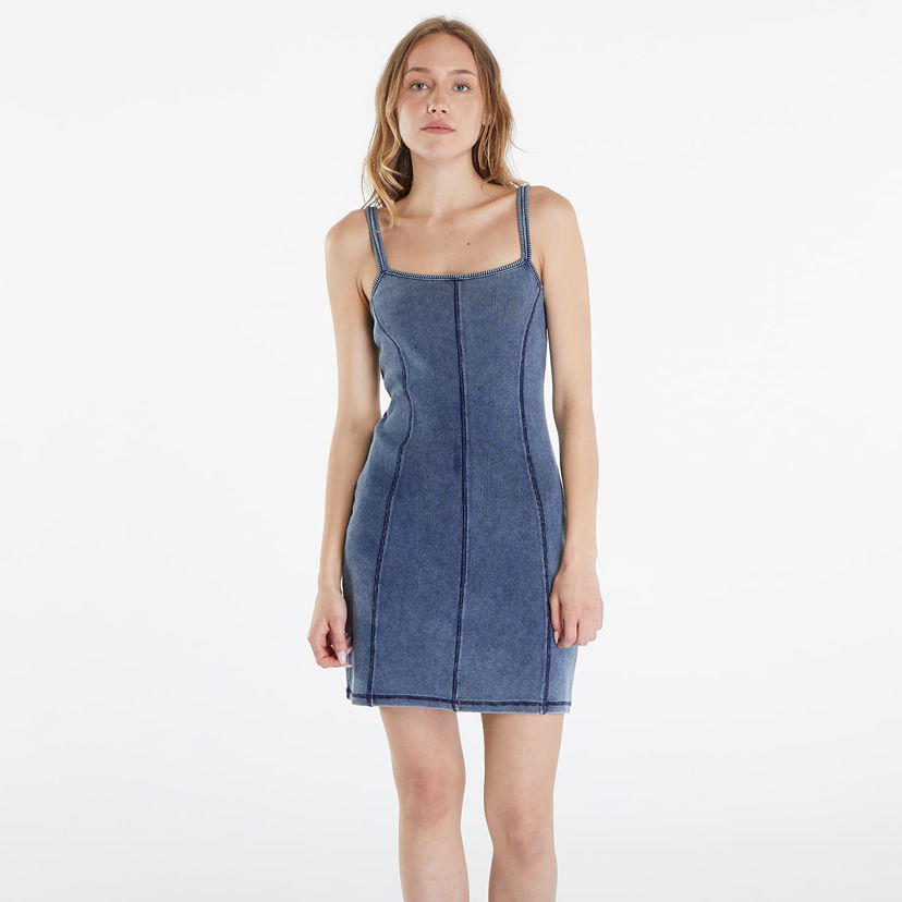 Kjole DAILY PAPER Nalia Dress Blue Mørkeblå | 2413029