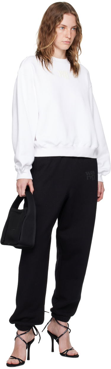 Sweatshirt Alexander Wang Puff Logo Sweatshirt Hvid | 4CC3241508, 3
